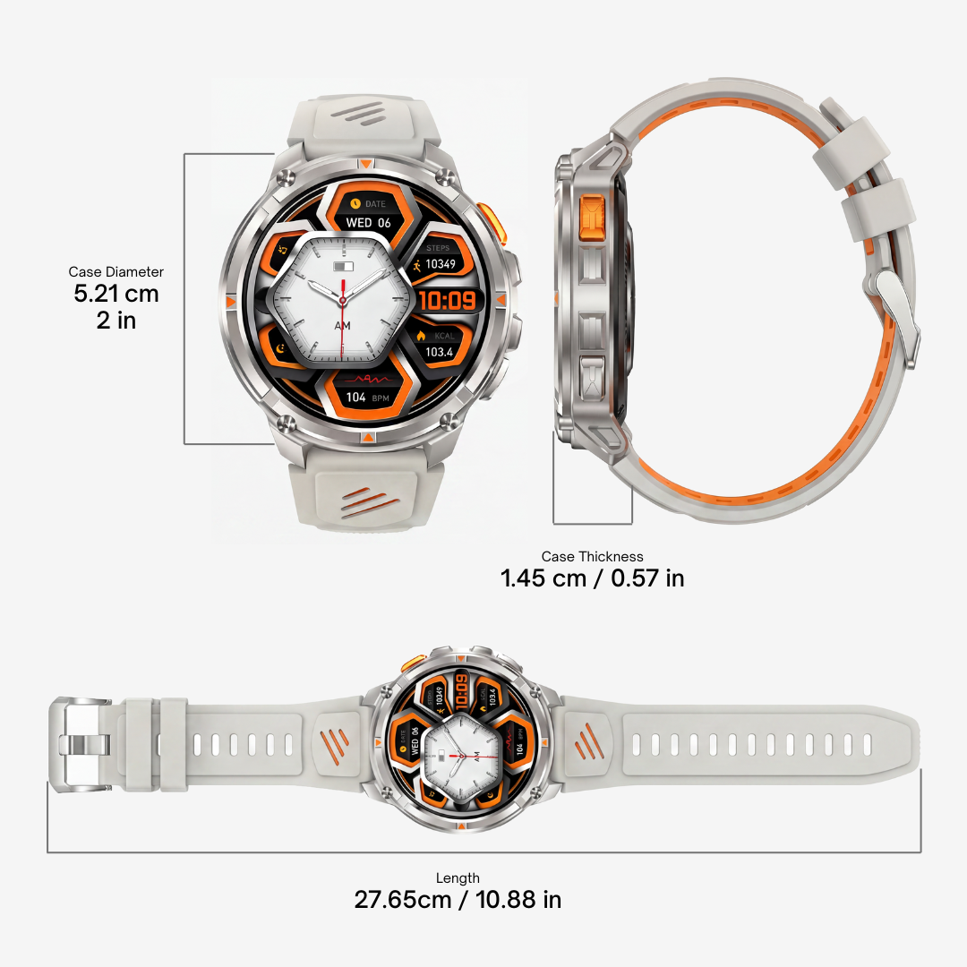 Apex Pro – Taktische Smartwatch für Outdoor-Dominanz