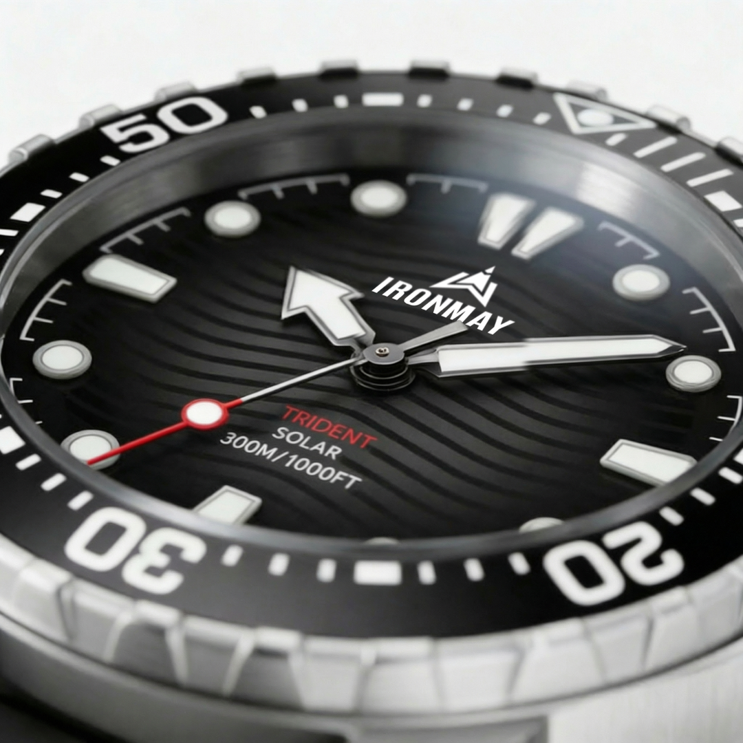 Trident 300 – Solarbetriebene 30-ATM-Taucheruhr