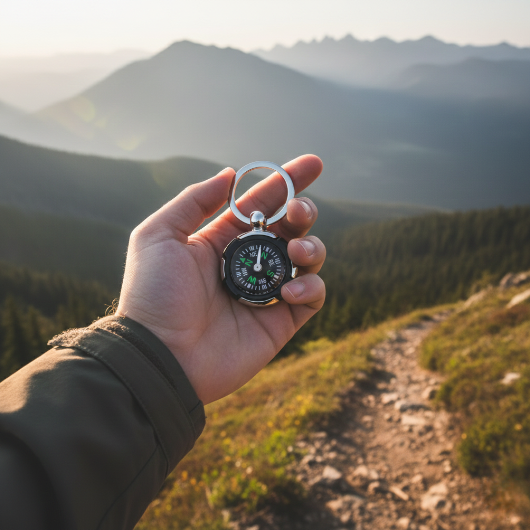Taschenkompass – Verlier nie den Weg