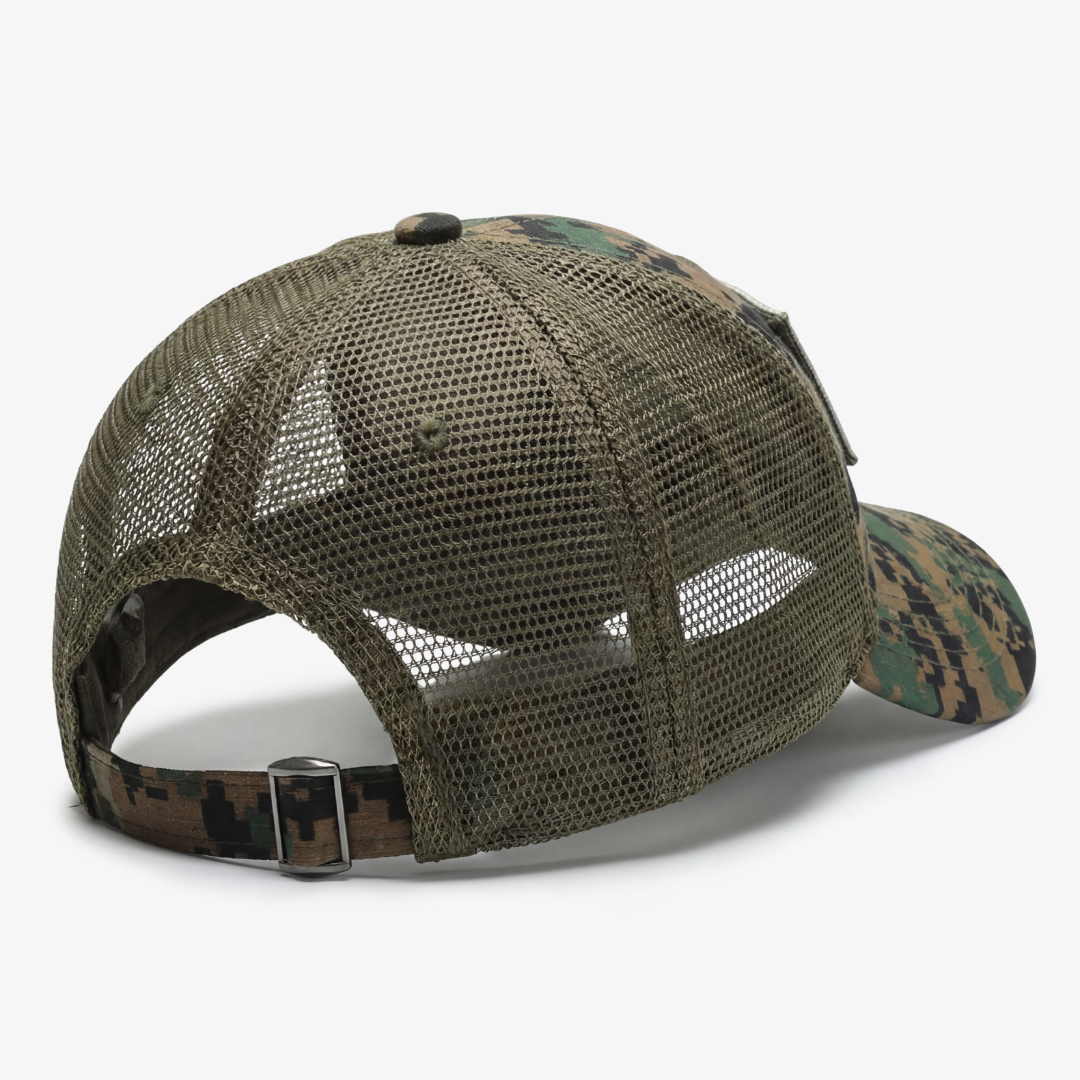 Taktische Cap mit wechselbaren Klett-Patches