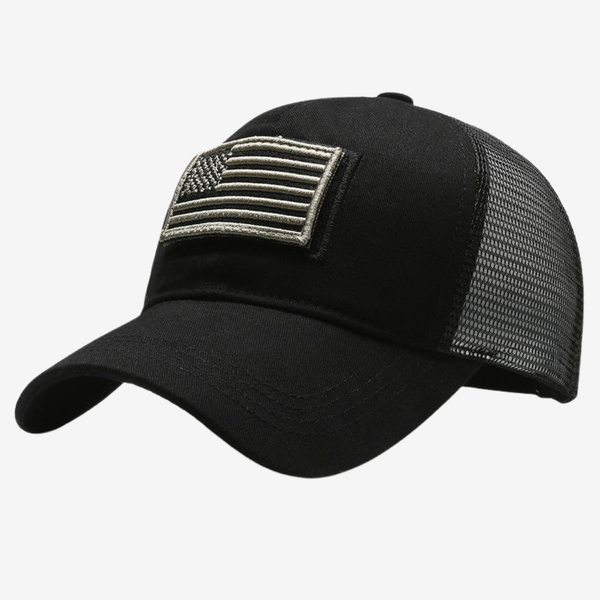 Taktische Cap mit wechselbaren Klett-Patches