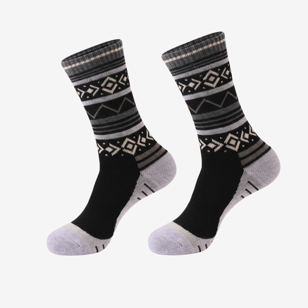 Feuchtigkeitsregulierende Merinowoll-Stricksocken