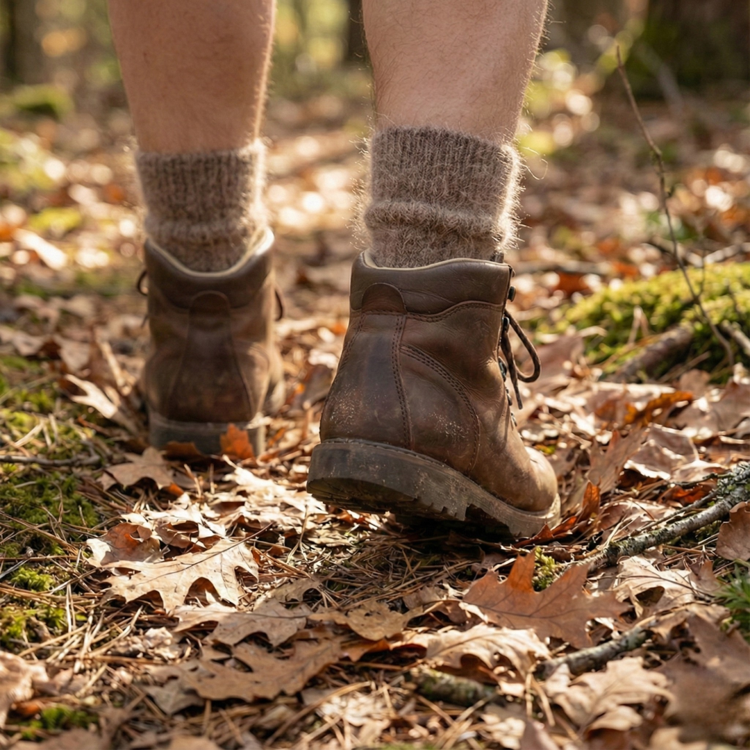 Hochwertige Merinowoll-Stricksocken