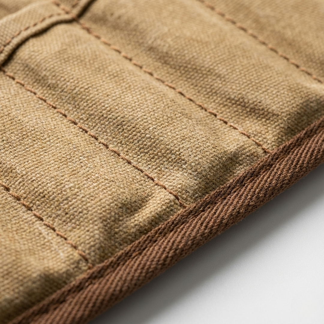 Canvas-Aufbewahrungstasche für Outdoor-Besteck, mehrere Fächer