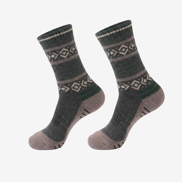 Feuchtigkeitsregulierende Merinowoll-Stricksocken