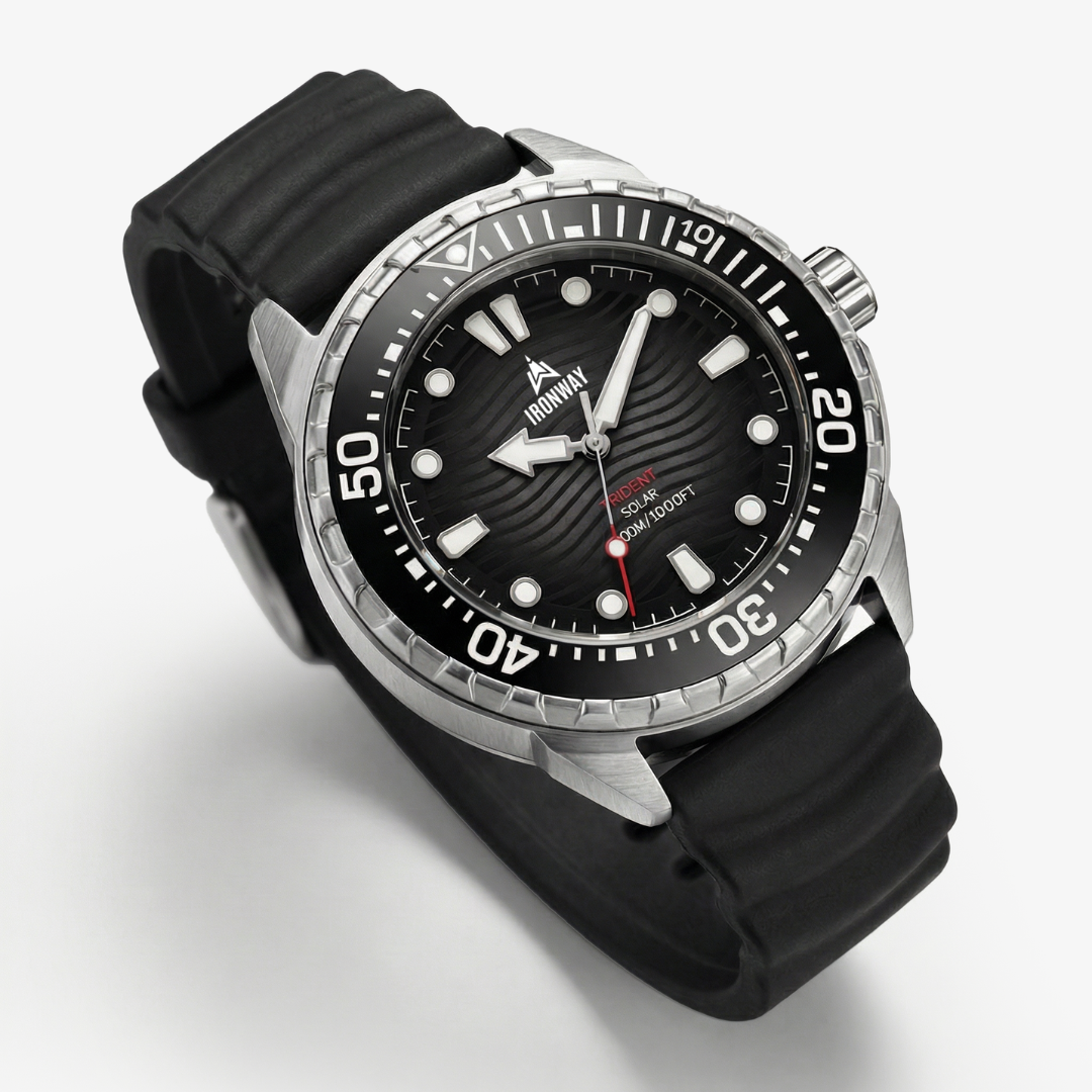Trident 300 – Solarbetriebene 30-ATM-Taucheruhr