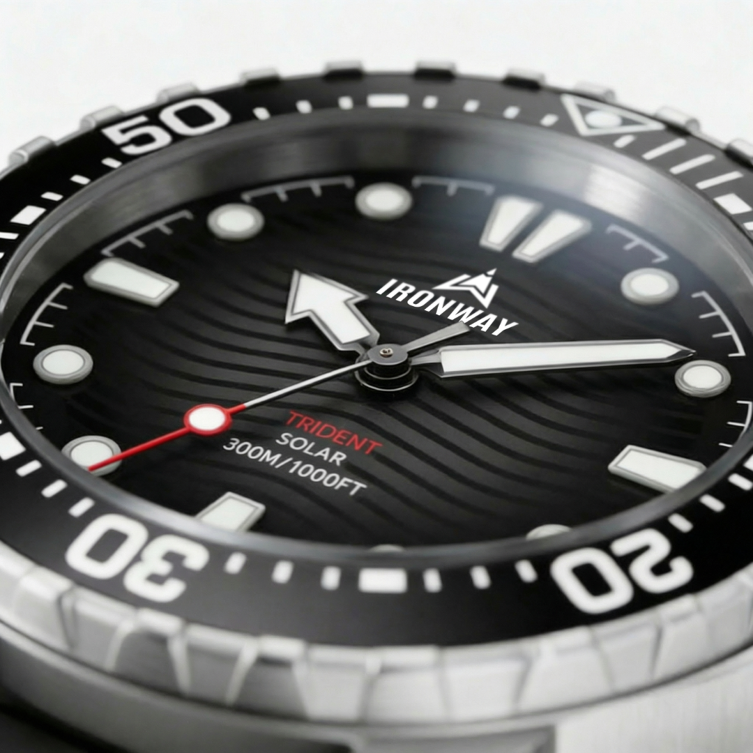 Trident 300 – Solarbetriebene 30-ATM-Taucheruhr