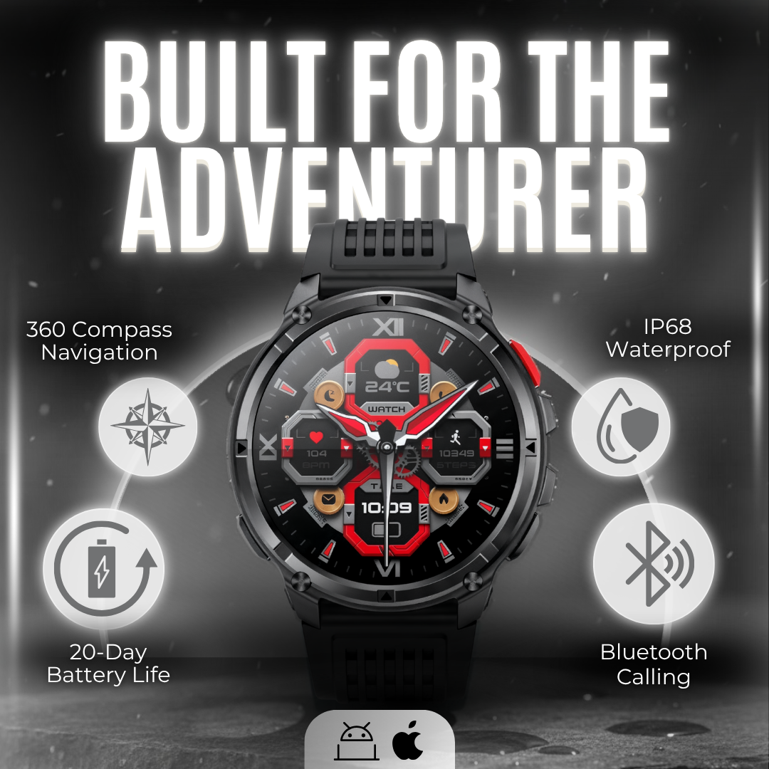 Apex Pro – Taktische Smartwatch für Outdoor-Dominanz